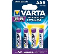 Varta Professional Lithium AAA - Batterie (Litio, CILINDRICO, 1,5 V, 4 pezzo (S), AAA, 1100 mAh)