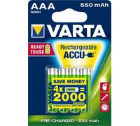 Varta Ready2Use HR03 4 pezzi Batteria ricaricabile Mini Stilo AAA Nichel-Metallo Idruro (NiMH) NEW