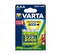 Varta Ready2Use HR03 4pcs Batteria ricaricabile Mini Stilo AAA Nichel-Metallo Idruro (NiMH) NEW
