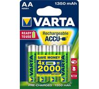 Varta Ready2Use HR06 1350 mAh Batteria ricaricabile Stilo AA Nichel-Metallo Idruro (NiMH) NEW