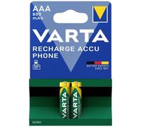 Varta RECH.AC.Phone AAA800mAh BLI2 Batteria ricaricabile Ministilo (AAA) NiMH