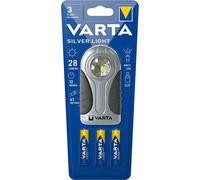 VARTA Silver Light Torcia LED 28 Lumen Clip Batterie 3x AAA