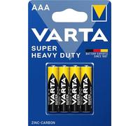 batterie varta aaa 4pz 2003 superlife mn2400 lr03 zinco-carbone 4pz mini stilo aaa - durata garantita
