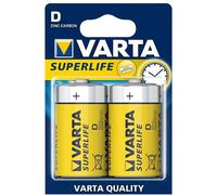 Varta Batterie Tipo D Superlife MN1300 2020 Zinc-Carbono 1,5V 2 pezzi