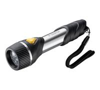 Varta Day Light Multi LED F20 LED Flashlight (incl. 2x Longlife Power AA e cordino, a prova d'urto) argento/nero per la casa, per tutti i giorni, per le interruzioni di corrente