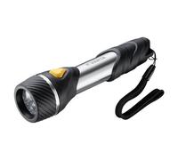 Varta Day Light Multi LED F20 LED Flashlight (incl. 2x Longlife Power AA e cordino, a prova d'urto) argento/nero per la casa, per tutti i giorni, per le interruzioni di corrente