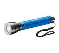 VARTA, Torcia LED Outdoor Sports F30, 5 Watt, incl. 3x batterie High Energy C torcia lampada con fascia in gomma riflettente sull’estremità, involucro antischizzo IPX4