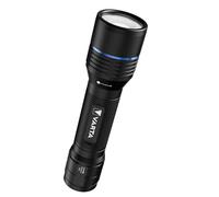 VARTA Torcia LED ricaricabile, Night Cutter Pro F30R, lampada, torcia per esterni o casa, 1500 lm, impermeabile IP67, alluminio aeronautico, messa a fuoco di precisione, cordino incluso