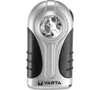 VARTA LSL 3AAA - Torcia a LED Silver Light, 28 lm, argento / nero, 3 x AAA
