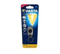 VAR LED MKCL - Torcia a LED KeyChain Light, 15 lm, argento, 2 x CR2016