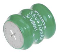 Varta V3/80H Batteria ricaricabile a bottone 80H NiMH 80 mAh 3.6 V 1 pz.