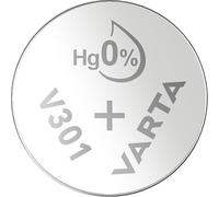Varta V301, SR43, 386E, SR43SW, 301101111, Batteria a Bottone per Orologio, Specialistica, Ossido d'Argento, 1.55 Volts, diametro 11.6 mm, altezza 4.2 mm, Confezione 1 Pila