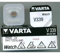 Varta V339 Silver-Oxide 1.55V non-rechargeable battery - non-rechargeable batteries (Silver-Oxide, Button/coin, 1.55 V, 1 pc(s), 11 mAh, Silver)