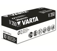 Varta V350, SR42, 344, 350101111, Batteria a Bottone, Specialistica, Ossido d'Argento, 1.55 Volts, diametro 11.6 mm, altezza 3.6 mm, Confezione 1 Pila