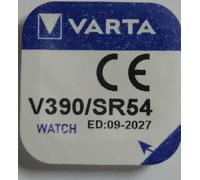 Varta V390/SR54 - Pila a bottone in ossido d'argento, 1 pezzo