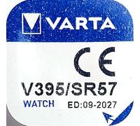 Varta V395 Silver-Oxide 1.55V non-rechargeable battery - Non-Rechargeable Batteries (Silver-Oxide, Button/coin, 1.55 V, 1 pc(s), SR57, 42 mAh)