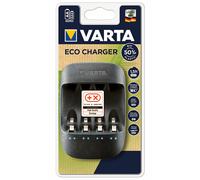 Varta V57680 Eco Caricatore Caricabatterie Per Micro E Mignon Arresto Automatico