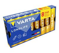 Varta VARTA Longlife AAA Pack 8 Batteria Ministilo (AAA) Alcalina/manganese