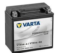 Varta YTX14-BS, Batteria moto, 12 V, 12 Ah, 200 A, AGM