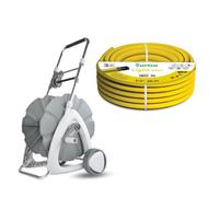 Vartco Light Plus tubo 1/2" 20 m + carrello avvolgitubo in acciaio set