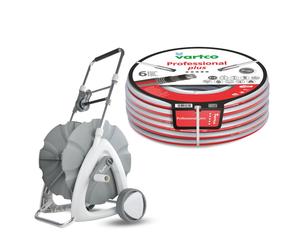 Vartco Professional Plus tubo 1/2" 30 m + carrello avvolgitubo Agaplast - Set 2