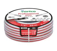 Vartco Professional Plus Tubo flessibile per acqua potabile a 6 strati, anti-torsione, tubo per irrigazione da giardino, flessibile, resistente ai raggi UV, 30 bar, (1,25 cm, 20 m)