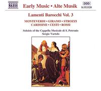 Claudio Monteverdi Lamenti Barocchi Vol. 3 (CD) Album
