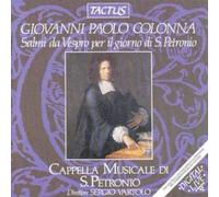 Audio Cd Giovanni Paolo Colonna - Salmi Da Vespro Per Il Giorno Di San Petronio