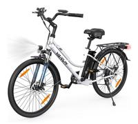 VARUN Bici Elettrica, 26'' Bicicletta Elettrica per Adulti con Batteria Rimovibile da 48V/374.4Wh, Autonomia Massima Fino a 80KM, Velocità Massima 25KM/H, 7 velocità bici elettrica Uomo/Donna