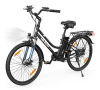 VARUN Bici Elettrica, 26'' Bicicletta Elettrica per Adulti con Batteria Rimovibile da 48V/374.4Wh, Autonomia Massima Fino a 80KM, Velocità Massima 25KM/H, 7 velocità bici elettrica Uomo/Donna