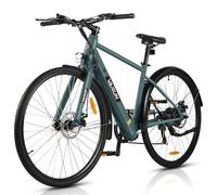 VARUN Bici Elettrica, 28'' Eicicletta Elettrica con Sensore di Coppia, Batteria da 36V 360Wh, Autonomia Massima Fino a 80 km, Bici Elettrica Uomo a 6 Velocità, Ebike Adatta al Pendolarismo Urbano