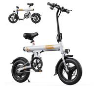 VARUN C14-1 Mini bici elettrica da città per pendolari con ammortizzatore posteriore, 250 W, batteria da 36 V 7,8 Ah - Nouvo