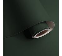 VaryPaper Carta da Parati Verde Scuro Carta Adesiva Opaca per Mobili Pellicola Adesiva Impermeabile per Cucina Pellicola Autoadesiva Cucina Adesivo Murale Camera da Letto Soggiorno Bagno 40cm×2m