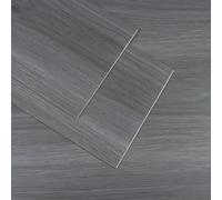 VaryPaper Pavimento PVC Adesivo Effetto Legno Grigio 90cmx15cm 10 Pezzi Piastrelle Adesive Pavimento Mattonelle Adesive Cucina Pavimento Soggiorno Garage Rivestimento parete Legno Linoleum Pavimento