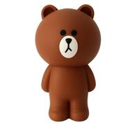 VARZI Astuccio Portapenne Bauletto in Silicone Orso Teddy | Design Originale e Affettuoso | Morbido e Resistente | Perfetto per Oggetti e Accessori