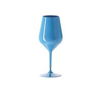 VARZI Calice Di Vino In Plastica Tinta Unita 470ml 1956 (Azzurro)