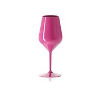 VARZI Calice Di Vino In Plastica Tinta Unita 470ml 1956 (Fucsia)