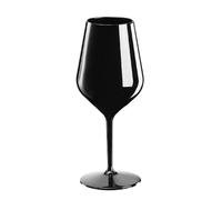 VARZI Calice Di Vino In Plastica Tinta Unita 470ml 1956 (Nero)