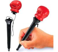 VARZI Penna Divertente con Guanto da Pugile Rosso Idea Regalo Simpatica per Ufficio, Scuola o Gadget Scherzoso Scrittura Fluida e Design Originale 1956