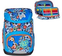 VARZI School Pack Soft Plus Più Astuccio Completo Speed Pad Tinypatch Boy