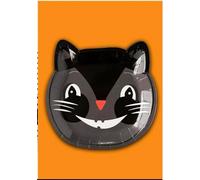 VARZI Selezione Cartoleria 1956 Gatto Nero Piatto Set 10 PZ