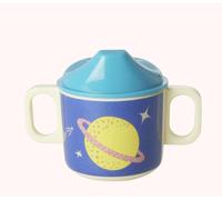 VARZI Selezione Cartoleria 1956 Melamina Tazza per bebè - Blu - Galaxy Print