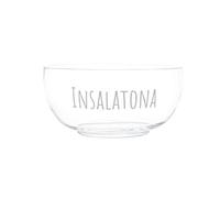 VARZI Selezione Cartoleria Insalatiera Decorata Con Scritta Insalatona Simple Day