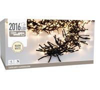VARZI Serie Di Luci Natale Cluster Ghirlanda Luce Calda 2016 LED 15m Natale dal 1956