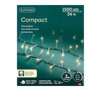 VARZI Serie Di Luci Natale Compact Ghirlanda Bianco Caldo 1500 LED 34m Natale dal 1956