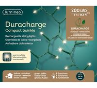 VARZI Serie Di Luci Natale Ghirlanda Duracharge Compact Twinkle 200 LED 5m Natale dal 1956