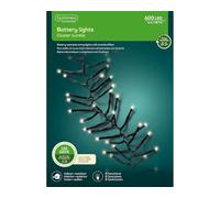 VARZI Set Di Luci Natale Cluster Twinkle Bianco Caldo 600 LED 6m Natale dal 1956