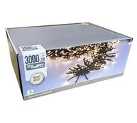 VARZI Set Di Luci Natale Compact Ghirlanda Twinkle Bianco Caldo 3000 LED 22m Natale dal 1956