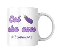 VARZI Tazza In Ceramica Festival Sanremo - Idea Regalo 1956 (Fantasia 3)