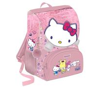 VARZI Zaino estensibile Hello Kitty per la scuola: pratico, spazioso e resistente, con design colorato e funzionale per bambini, perfetto per libri e accessori scolastici 1956